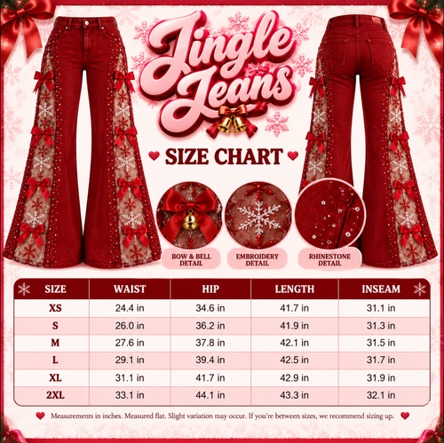 Jingle Jeans™ – Christmas Bow Flares