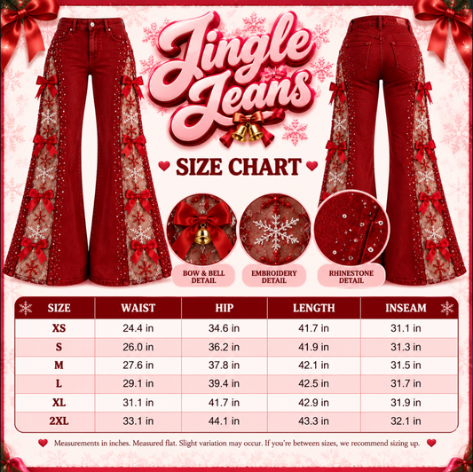 Jingle Jeans™ – Christmas Bow Flares