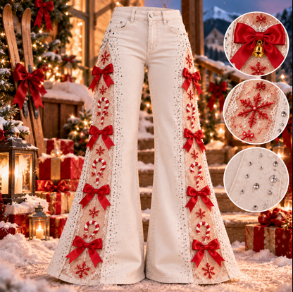 Jingle Jeans™ – Christmas Bow Flares